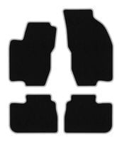 Dywaniki welurowe CARLUX-SILVER do Alfa Romeo 156 2000-2006, czarne