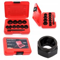 Zestaw nasadki obrobionych zerwanych9-19 mm 10 sztuk KD10269