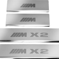 Listwa progowa BMW X2 F39 X2 M Stal nierdzewna 304 połysk 4szt