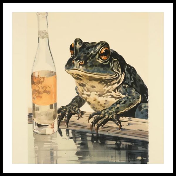 Plakat 50x50cm Refleksje Błotniaka zdjęcie 3