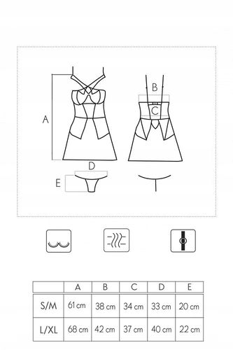 Koszula nocna, prześwitująca S/M na Arena.pl