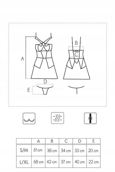 Koszula nocna, prześwitująca S/M zdjęcie 7