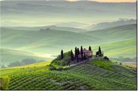 120CM 80CM OBRAZ ŚCIENNY GOSPODARSTWO TOSKANII