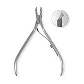 Top Choice cążki do wycinania skórek ostrze 5mm, jedno sprężynowe, INOX