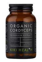 KIKI HEALTH Organic Cordyceps ekstrakt  400 mg - z grzyba Cordyceps (60kap)
