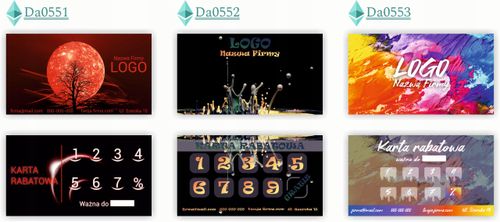 Karty stałego klienta RABATOWE 120 szt TWOJE LOGO nazwa firmy OCEANARIUM na Arena.pl