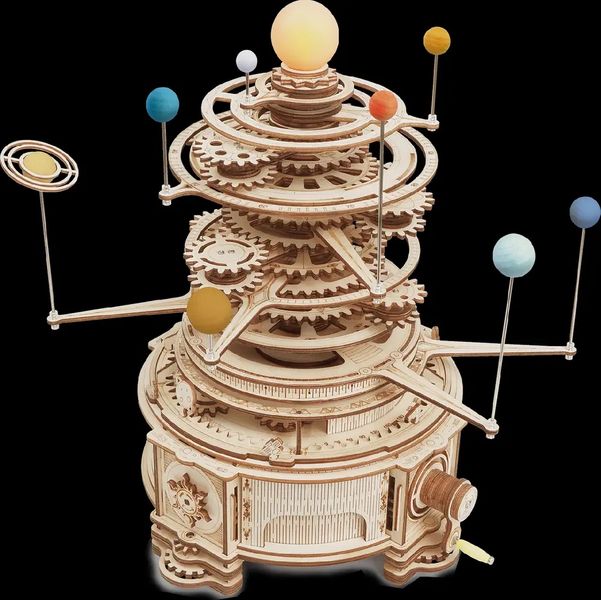 Robotime Drewniane Puzzle Model 3D Planetarium zdjęcie 13