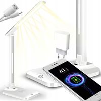 LAMPKA LED BIURKOWA NOCNA SZKOLNA BIURKO ŁADOWARKA