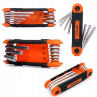 Zestaw Imbusów Składanych 8 sztuk elementów HEX Kraft&Dele KD11935