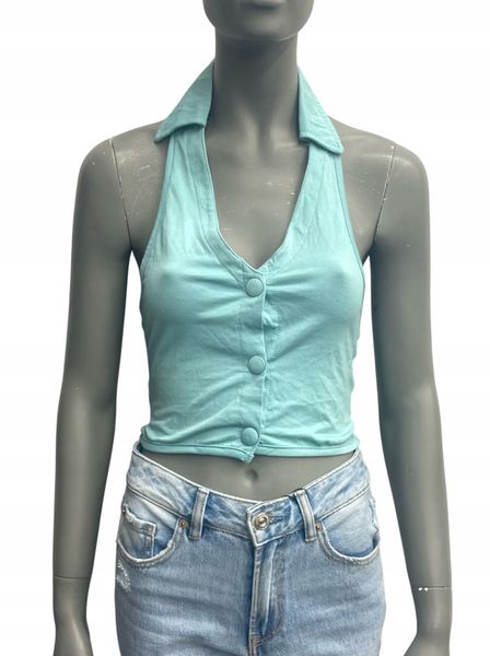 MISSGUIDED DAMSKIE BUTTON THRU CROP R46 zdjęcie 1