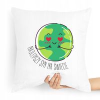 Poduszka Prezent Dla Syna Najlepszy Na Świecie Z Nadrukiem Ze Zdjęciem