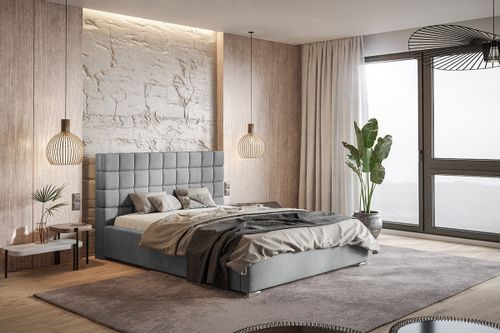 Łóżko tapicerowane 180x200 Royal 6 pojemnik stelaż na Arena.pl