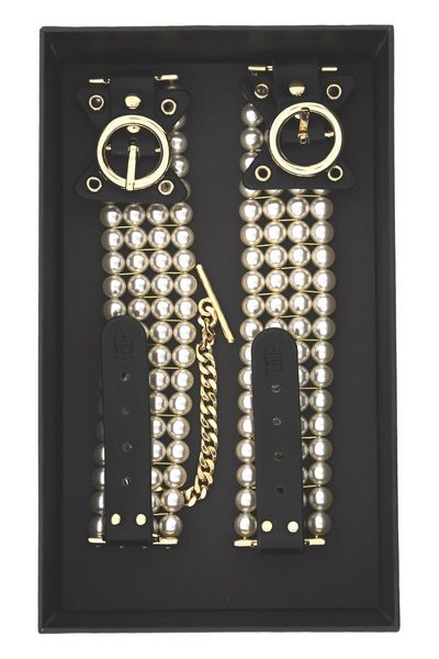 Guilty Pleasure Ballroom Pearl Ankle Cuffs zdjęcie 5
