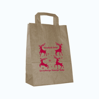 Torby świąteczne małe 22 x 11 x 31 cm Renifery 44