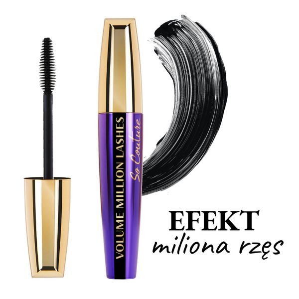 LOREAL VOLUME MILLION LASHES SO COUTURE TUSZ EX.BL zdjęcie 4
