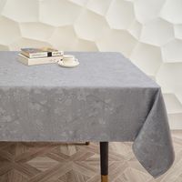 Obrus Lniany i wodoodporny Ciemno Szary 140x220cm Odporny Na Plamy