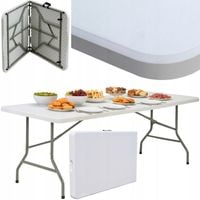 STÓŁ OGRODOWY SKŁADANY ROZKŁADANY CATERINGOWY BANKIETOWY 240x90cm