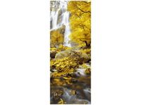 40X100CM JESIENNY WODOSPAD OBRAZ PION