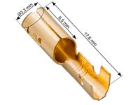 Konektor nieizolowany żeński 3,3/17,6 100szt.