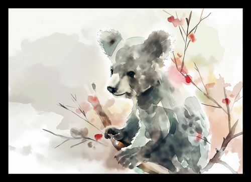 Plakat 29,7x21cm Akwarelowa Koala na Arena.pl