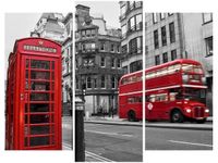 OBRAZ CZERWONA BUDKA TELEFONICZNA LONDYNIE