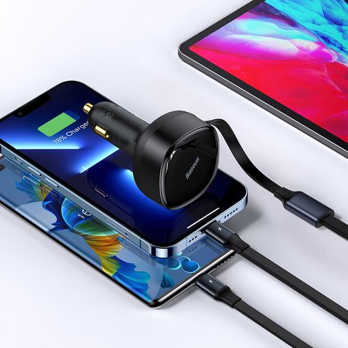 Ładowarka Baseus Enjoyment Samochodowa Usb-C Lightning 30W na Arena.pl