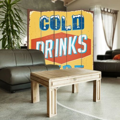 Parawan dekoracyjny, Cold drinks here 180x180 na Arena.pl