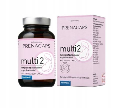 ForMeds PRENACAPS MULTI 2 Quatrefolic 16 Składników zdjęcie 1