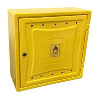 osłona licznika gazu z tworzywa 250*600*600mm z plec. żółta - dg p60*60