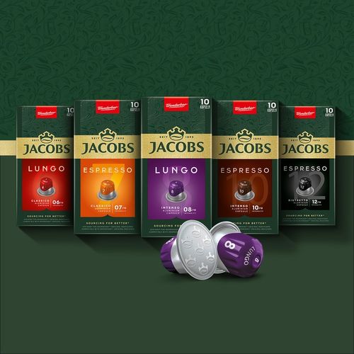 Kapsułki Jacobs do Nespresso(r)* Lungo, Kronung 6, Espresso, 90+10 GRATIS! na Arena.pl