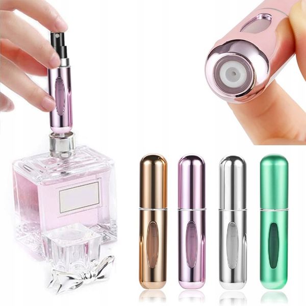 6x ATOMIZER PODRÓŻNY PERFUMY PERFUM 5ML DOZOWNIK zdjęcie 8