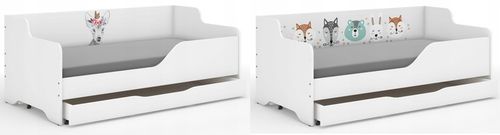 Łóżko dziecięce LILU 160x80 z GRAFIKĄ - Szuflada ! na Arena.pl