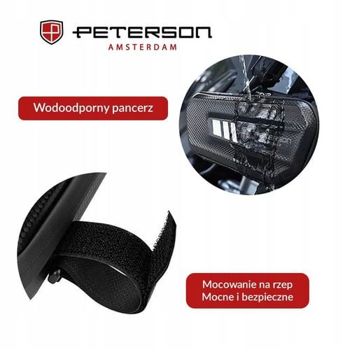 wodoodporna torba rowerowa pod ramę - peterson na Arena.pl