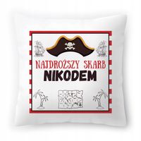 Poduszka Dla Nikodema Na Urodziny Ze Zdjęciem Na Prezent Biała 40X40 Cm