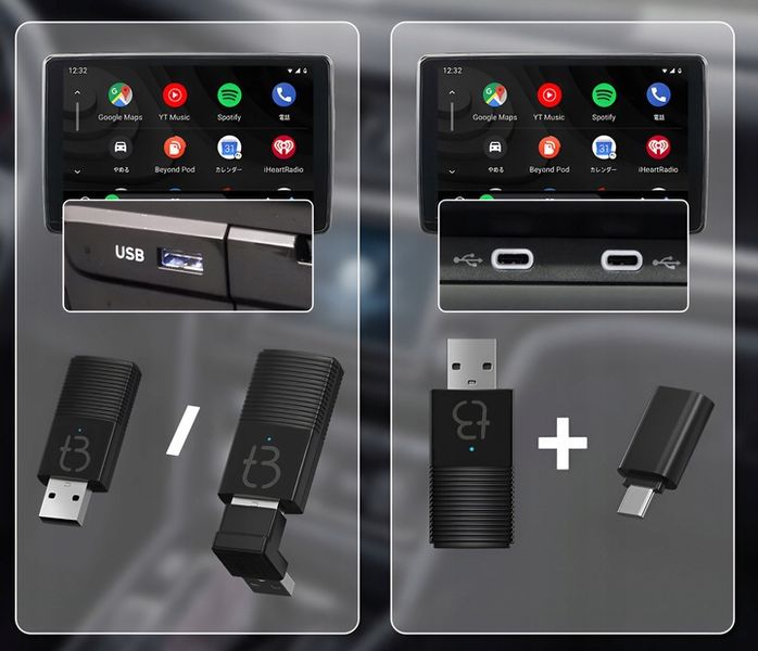 Bezprzewodowy Adapter Mini USB TB-NANO Carplay / Android Auto do zdjęcie 10