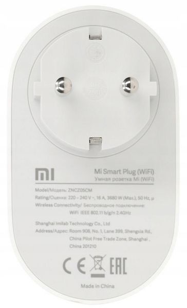 Gniazdko Xiaomi Mi Smart Power Plug WiFi zdjęcie 1
