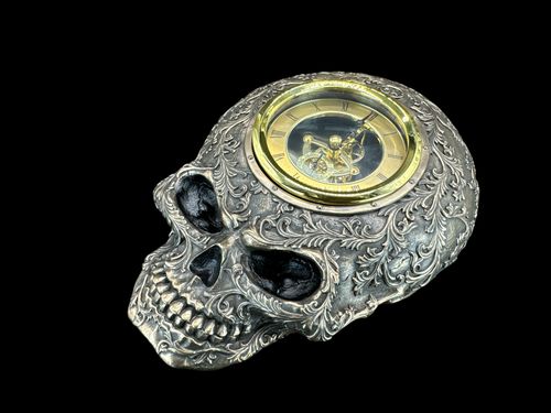 STEAMPUNK WISZĄCY ZEGAR CZASZKA VERONESE (WU77266A4) na Arena.pl