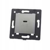 WKŁAD ŁADOWARKI GAN 45W USB SREBRNY LIVOLO