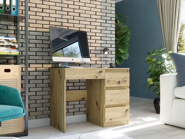 Meble Biurko komputerowe stolik 90cm artisan N34 zdjęcie 6