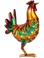 KURA OZDOBA do Ogrodu Domu Dekoracja Metalowa