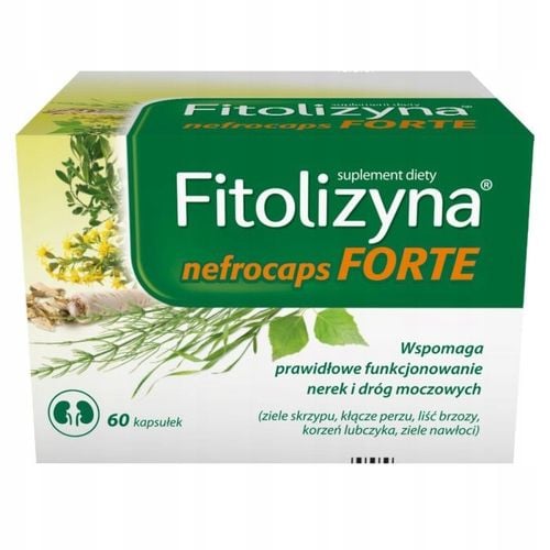 Fitolizyna Nefrocaps Forte Polpharma - 60 kapsułek na Arena.pl