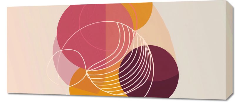 Obraz 90x40cm Przenikanie Ciepła zdjęcie 1