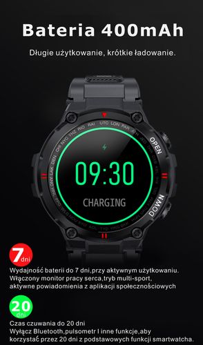 SMARTWATCH MĘSKI GRAVITY GT7-2 - WYKONYWANIE POŁĄCZEŃ (sg016b) na Arena.pl