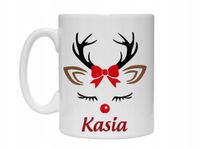 FOTO KUBEK Z imieniem PREZENT na ŚWIĘTA MIKOŁAJKI