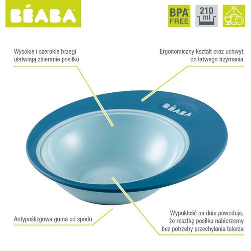 Beaba Miseczka Ellipse 210ml blue na Arena.pl