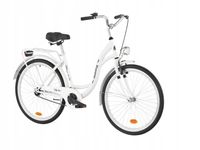 Rower miejski INDIANA Moena 26 cali damski Biały