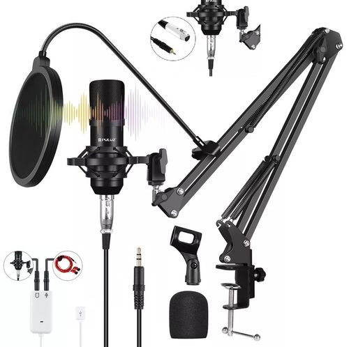 MIKROFON STUDYJNY USB PULUZ POJEMNOŚCIOWY GAMING na Arena.pl