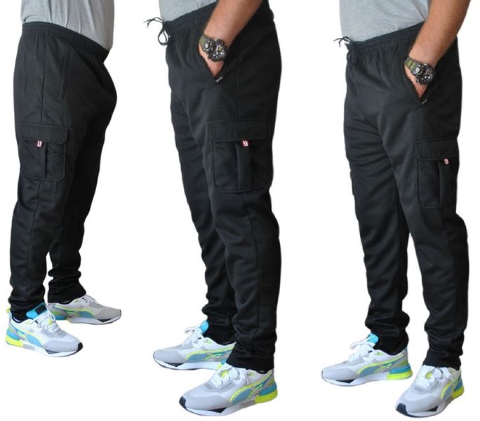 BOJÓWKI DRESY 4 KIESZENIE NA SUWAK roz. 3XL CZARNE zdjęcie 1