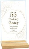 STATUETKA RAMKA na 55 urodziny personalizowany prezent pamiątka nadruk UV