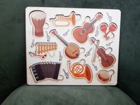 UKŁADANKA DLA DZIECI -  Wzór 1 - Instrumenty